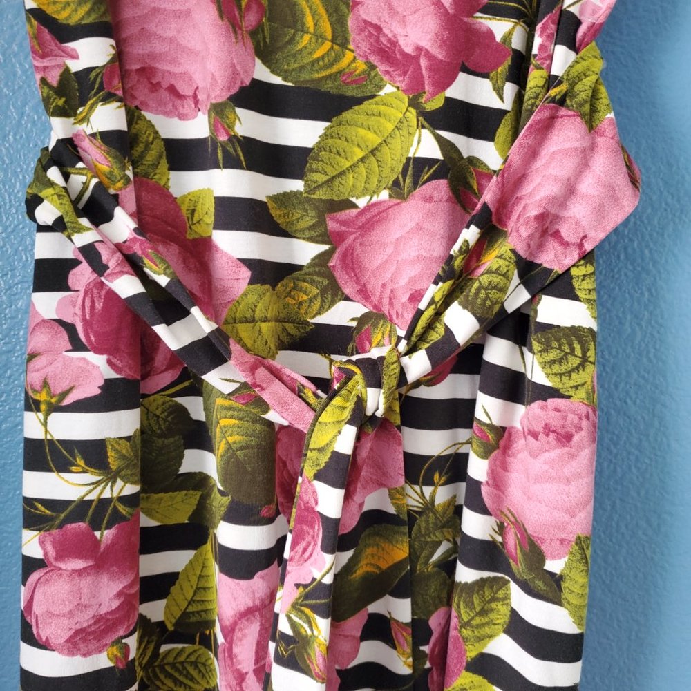 Lula Roe, Size L, Roses and stripes - Picture 6 of 8